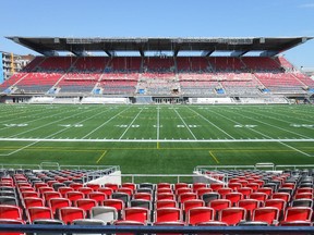 The City of Ottawa supplied the Citizen with an inside look at the renovations that have been done at Lansdowne, including the north stands.