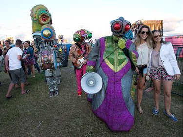 The Intergalactic Band entertains the crowd at Bluesfest.