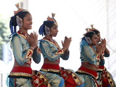 The Ottawa Sri Lankan dance group performs at the Carnival of Cultures at City Hall in Ottawa on Saturday, July 5, 2014.