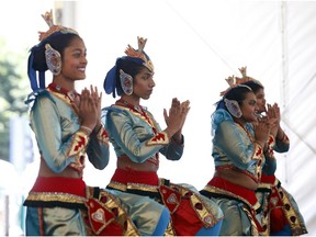 The Ottawa Sri Lankan dance group performs at the Carnival of Cultures at City Hall on Saturday July 5, 2014.