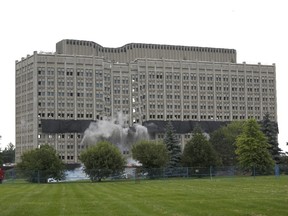 The Sir John Carling Building in Ottawa was demolished early Sunday morning, July 13.