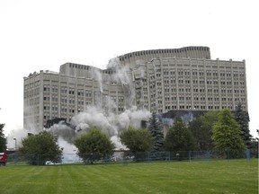 The Sir John Carling Building in Ottawa was demolished on July 13, 2014.