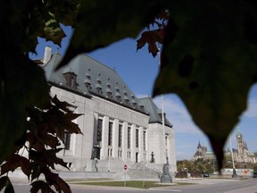 The Supreme Court of Canada is seen in Ottawa on October 2, 2012.