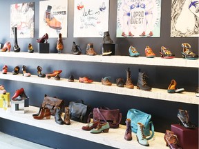 There are numerous collections and designs from classic brogues to fanciful heels at the John Fluevog store in Ottawa, including the designer's upcoming fall line. Jean Levac / Ottawa Citizen