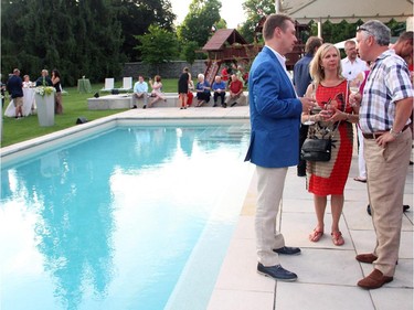 There was plenty of elbow room at the Hadfield Youth Summit Soirée hosted by Michael Potter at his sprawling property in Rockcliffe Park on Monday, June 30, 2014.