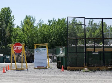 This waste transfer station is located at the Carp Road landfill.