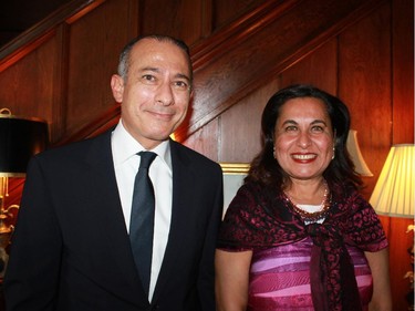 To mark the national day of Egypt, Ambassador Wael Aboulmagd and his wife, Hanan Mohamed Abdel Kader, hosted a reception at their residence June 25.