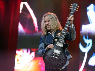 Tommy Shaw of Styx on stage at Bluesfest.