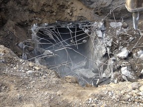 Work crews have unearthed what may be Ottawa’s mysterious ‘beer tunnel’ near LeBreton Flats.