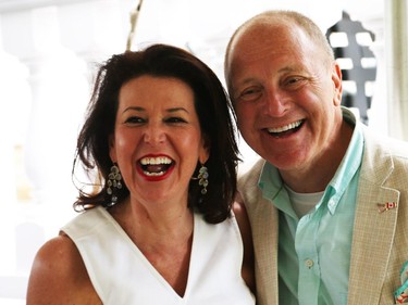 U.S. Ambassador Bruce Heyman and his wife, Vicki, welcomed guests on Friday to the annual Fourth of July Independence Day celebration at the U.S. Ambassador's residence.