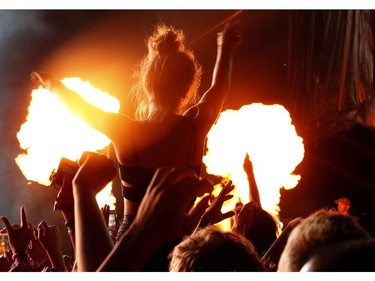 Zedd fans became a writhing mass in front of the main stage on day two of Bluesfest Friday, July 4, 2014 at LeBreton Flats, Ottawa.