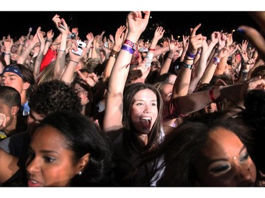 Zedd fans became a writhing mass in front of the main stage on day two of Bluesfest Friday, July 4, 2014 at LeBreton Flats, Ottawa.