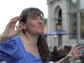 Amy Marschak, the "Improv Poet", is a featured performer at this year's Buskerfest.