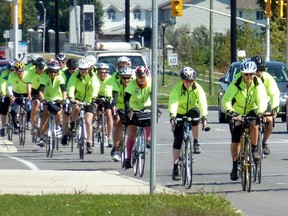 Members of the Grassroots Grannies will be on the road next month for a 2 1/2-day, 270-kilometre ride to raise money to help fight AIDS/HIV in Africa.