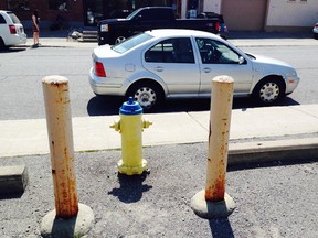 This little yellow fireplug on the north side of Beech Street between Preston and Rochester streets has netted the city more than $65,000 since 2008.