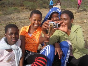 The photography of Tanzanian school girls will be on display at  Thyme and Again's Exposure Gallery next month.
