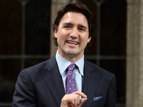 Liberal Leader Justin Trudeau asks a question during question period in the House of Commons on Parliament Hill in Ottawa on Tuesday, April 29, 2014. THE CANADIAN PRESS/Sean Kilpatrick