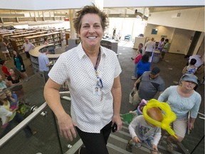 Donna Clark is manager of the new Beaverbrook Public Library on Campeau Drive in Kanata,