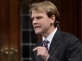 Immigration Minister Chris Alexander stands during question period in the House of Commons on Parliament Hill in Ottawa on Monday, June 16, 2014.