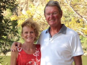 An arrest has been made in Panama in the slaying of Ed Moynan, shown here with his wife, Louise.