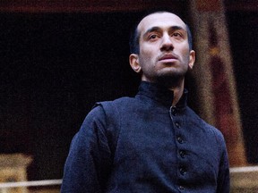 Naeem Hayat as Hamlet 
Globe2Globe 
At St. Lawrence Shakespeare Festival