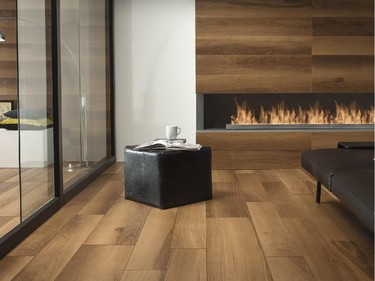With the warmth of wood but the versatility of tile, Ceragres’ porcelain wood planks in the Life collection offer a Scandinavian look. To the naked eye, you could not tell the difference, says Suzanne St-Pierre, manager of the Ottawa showroom.