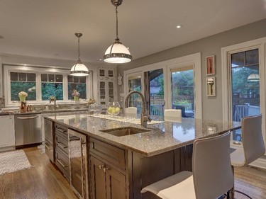 The kitchen of this Alta Vista home renovated by Herb Lagois was relocated to create an open-concept main living area.