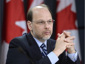 Correctional Investigator of Canada Howard Sapers speaks during a news conference to highlight areas of concern documented in the 2012-13 Annual Report of the Office of the Correctional Investigator Tuesday November 26, 2013 in Ottawa.