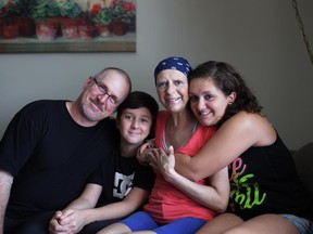 Ingrid Steppan is recovering from a groundbreaking stem-cell treatment for stiff person syndrome. She is seen with her family, from left, Al Steppan, Austin Steppan and Keesha Steppan.