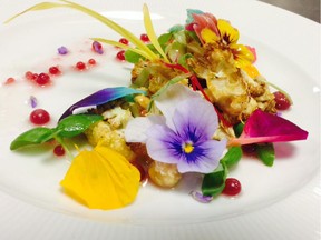 John Morris, executive chef at the National Arts Centre, will prepare a Salade of Flowers for the Fall Gala, to be held on Oct. 2.