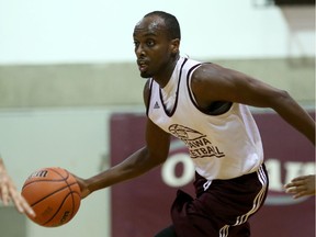 Johnny Berhanemeskel, seen in a file photo, led the Gee-Gees with 26 points against Lakehead as the University of Ottawa men's basketball team improved its OUA record to 10-0.