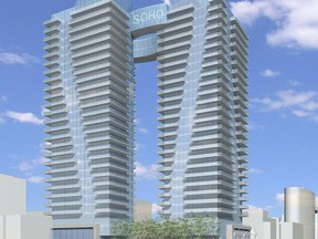 Mastercraft Starwood is proposing this pair of 27 storey condo towers for Centretown.