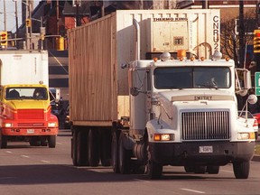 The city and the province have ordered a study on a possible downtown tunnel to handle interprovincial truck traffic.