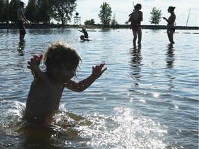 It was a beautiful day to take advantage of Britannia Beach in Ottawa, August 06, 2013.