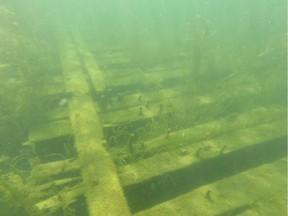 Divers can see what remains of the greatest warship to ever sail the Great Lakes, HMS St. Lawrence.