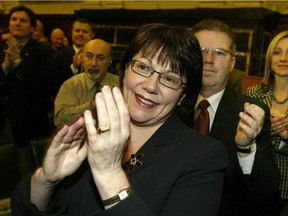 Then-prime minister Paul Martin held his last Liberal caucus meeting in February 2006, after being defeated by Stephen Harper. Edmonton MP Anne McLellan, defeated in her own riding, was the last federal Liberal to be elected in Alberta.