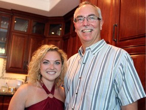 Ottawa soprano Ania Hejnar with Tyrone Paterson, artistic director of Ottawa Singers, at a fundraising dinner held for the new performing arts group on Thursday, August 7, 2014, in the Glebe.