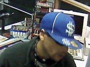 Police are seeking public assistance in  finding this suspect in a gas station robbery Monday night.