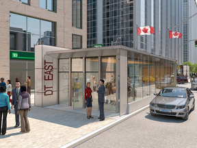 A rendering of the plans for the Ottawa LRT station serving Parliament Hill as they stood in 2012.