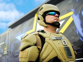 the U.S. army is working on a weaponized robotic exoskeleton called TALOS (Tactical Assault Light Operator Suit) not unlike the suit worn by Robert Downey Jr. in the popular Iron Man movies.