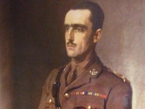 Portrait of Andrew Hamilton Gault, a wealthy Montreal businessman, used his own money to found the Princess Patricia's Canadian Light Infantry in August of 1914.