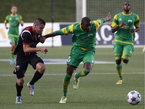 The Ottawa Fury took on the Tampa Bay Rowdies in North American Soccer League action at TD Place on Aug. 30, 2014.