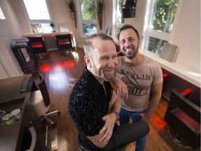 Bruno Racine, left,  and Paul Valletta, are the owners of The Loft Urban Salon on MacLaren Street in Centretown.