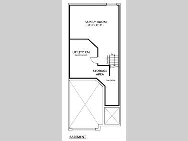 Basement plan of the Chelsea.