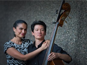 Adrian Cho and Diane Nalini team up to pay tribute to Shakespeare via jazz this Friday at their NAC Fourth Stage concert. (Wayne Cuddington/Ottawa Citizen)