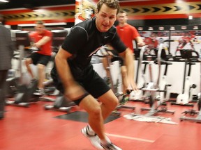 Alex Guptill  of the Ottawa Senators takes part in the team's annual rookie camp.