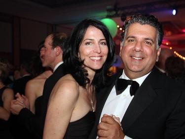 Arlie Mierins and Gary Zed, senior partner at Ernst & Young, hit the dance floor at the U of O's 2nd annual Faculty of Medicine gala, headlined by singer Serena Ryder at the Westin Hotel on Saturday, Sept. 27, 2014.