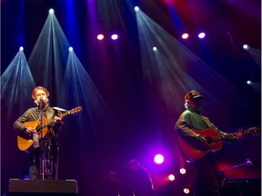 Canadian roots rock band Blue Rodeo hit the main stage at Ottawa Folk Festival held at Hog's Back Park in Ottawa Saturday September 13, 2014.