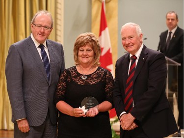 Caroll Sukich receives her 2014 Public Service Award of Excellence 2014 for Outstanding Career. The Public Service of Canada applauds Caroll Sukich for her outstanding leadership and dedication to public service values and ethics. Throughout her 37-year career with the Canada Revenue Agency, she has led numerous initiatives related to program enhancement, employment equity and wellness. In particular, Ms. Sukich played a major role in advancing the Agency's Employment Equity Program by implementing initiatives that were adopted by other federal departments, levels of government and the private sector. She held a variety of progressively more challenging leadership positions yet always found the time to mentor aspiring leaders by sharing her vast experience, lessons learned and operational expertise.