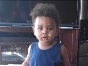 Police released photo of missing 17-month-old boy.
